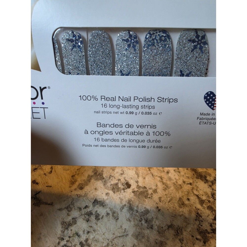 Color Street Nail Polish Strips - "Ice Ice Maybe" (Retired / Limited Edition)